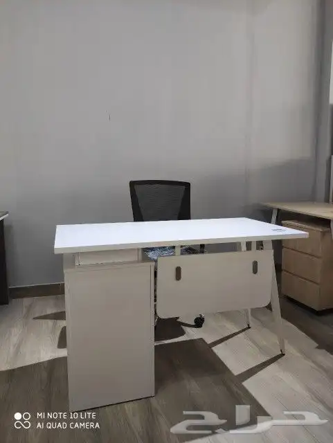 مكتب 120 سم ابيض 0