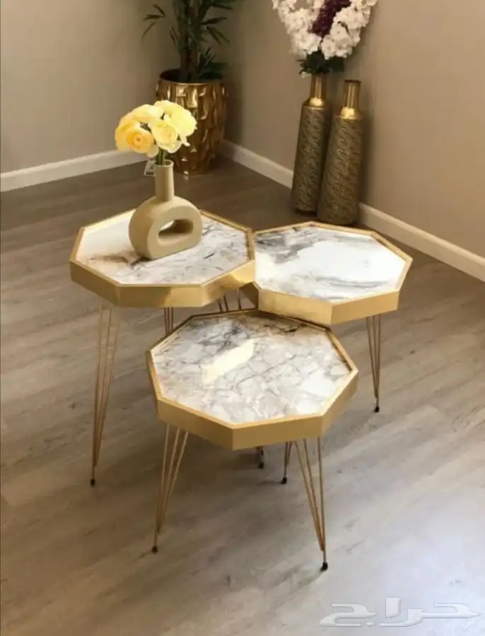 طاولات تلفزيون وطعام وقهوه جديده تركيب وتوصيل مجاني 70