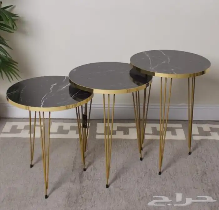 طاولات تلفزيون وطعام وقهوه جديده تركيب وتوصيل مجاني 62