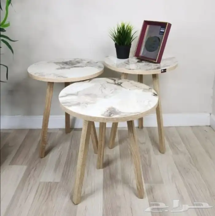 طاولات تلفزيون وطعام وقهوه جديده تركيب وتوصيل مجاني 71