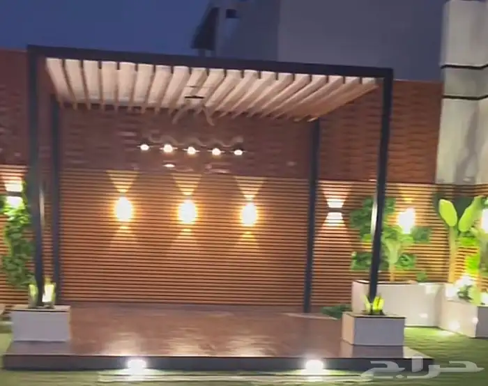 ساتر جدار سواتر حديد شرائح سواتر قماش مضله جلسه مضلات 8