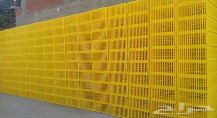 شبك اصفر لنقل دجاج حمام ارنب بيع جمله فقط 1