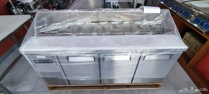 ثلاجة خدمة سلطات وبيتزا 180 سم بسعر وضمان 1