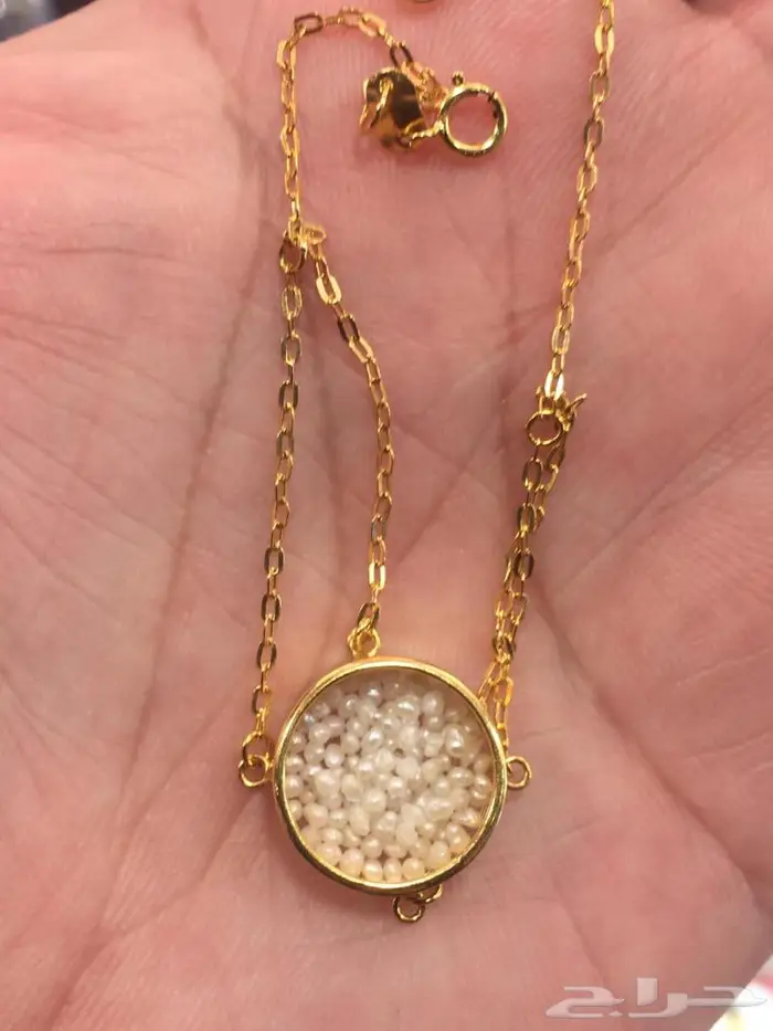 اسوارة ذهب ولؤلؤ 1