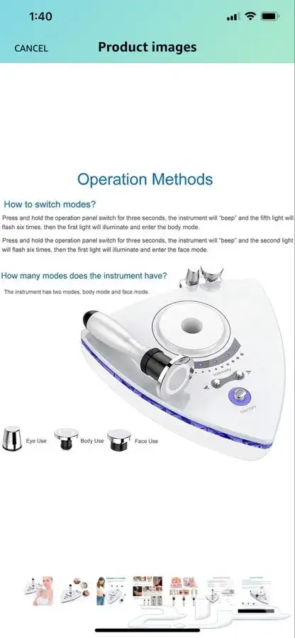 جهاز RF للعناية بالبشرة والجسم جديد للبيع 0
