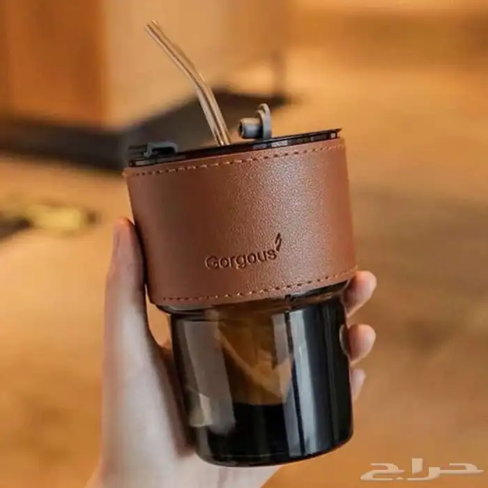 كوب قهوة زجاج قوي 0