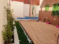 مشتل زراعة طبيعي ثيل واحواض وأشجار وزهور 4