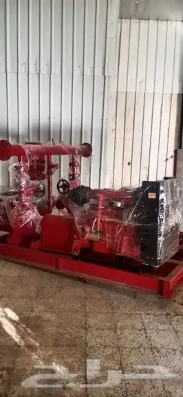 مضخة حريق KSB الماني 750 جالون 10بار 100 حصان 7