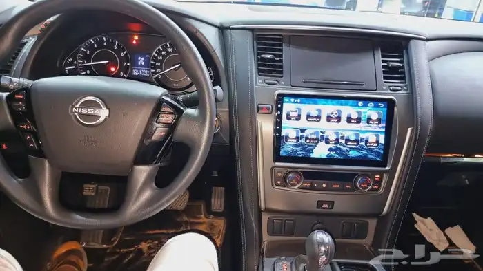 شاشة نيسان باترول استاندر 2022 أندرويد و CarPlay مع كامره 13