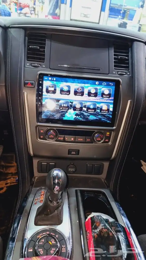 شاشة نيسان باترول استاندر 2022 أندرويد و CarPlay مع كامره 11