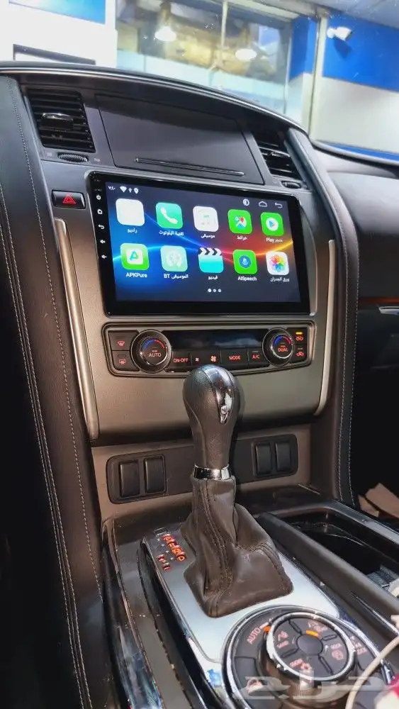 شاشة نيسان باترول استاندر 2022 أندرويد و CarPlay مع كامره 10