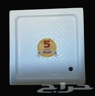 حوض قدم مربع 80 80 ابيض فوق البلاط اكريليك ادوات الصحية 1