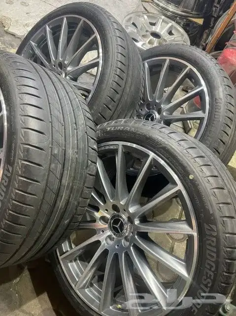 جنوط وكفرات مرسدس الجوهره مقاس 20 اصلي م 2022 1