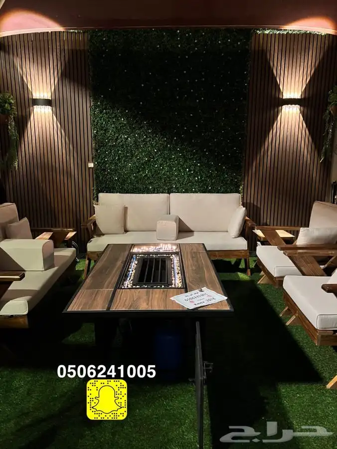 مدفاه او منقل منقد سيراميك طاوله تعمل بالغاز والحطب 19