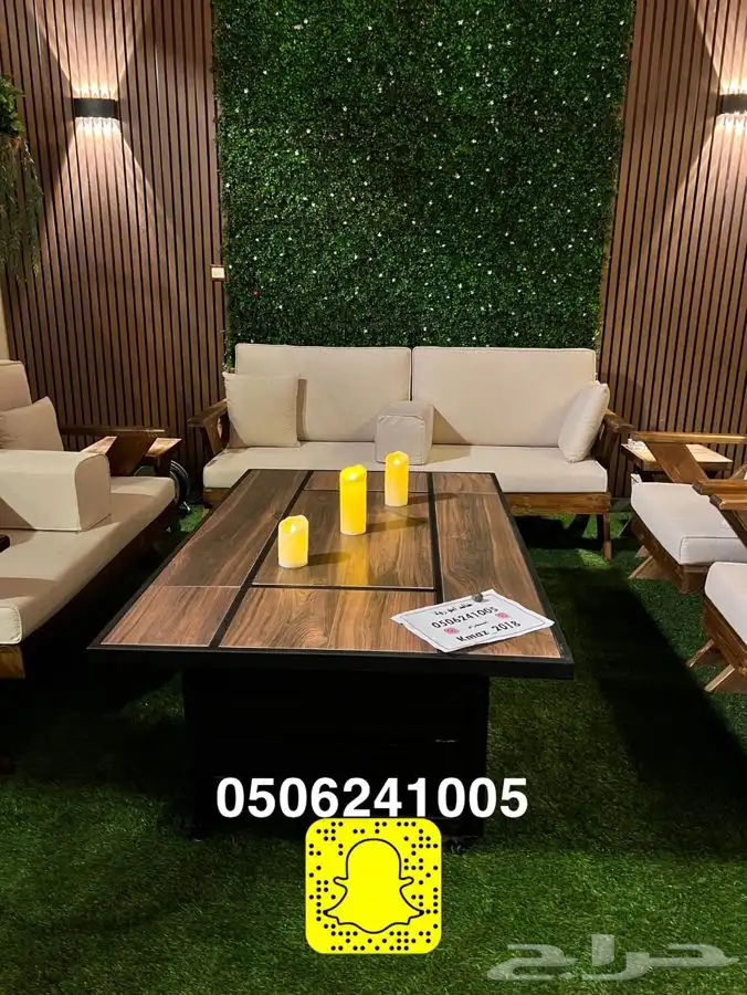 مدفاه او منقل منقد سيراميك طاوله تعمل بالغاز والحطب 6