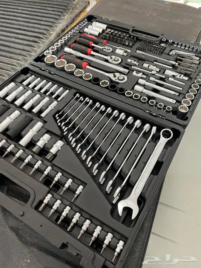 صندوق عدة للورش 222 قطعه من شركة slpro 7