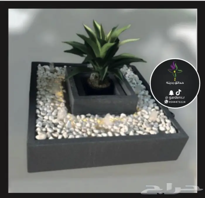 نوافير وشلالات لاتحتاج تمديد ولاتكسير ولابناء 2