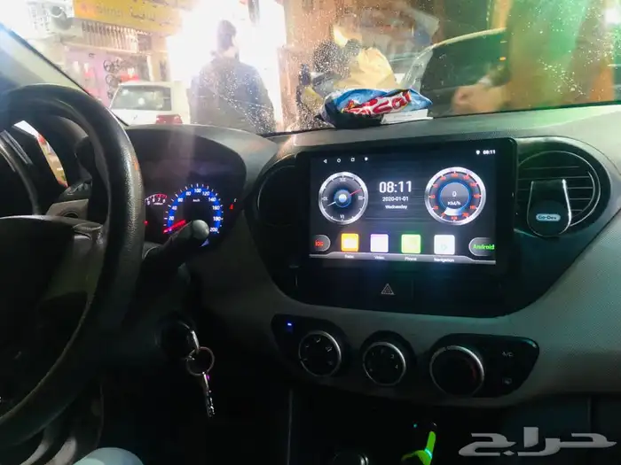 شاشة هونداي i10 اندرويد 4