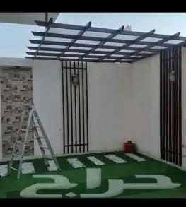 مظلات وسواتر وجلسات وجميع أعمال الحداده 25
