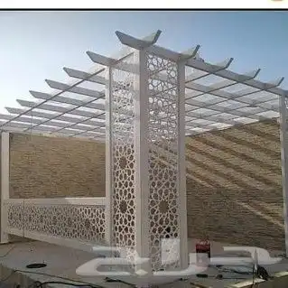 مظلات وسواتر وجلسات وجميع أعمال الحداده 26