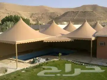 مظلات وسواتر وجلسات وجميع أعمال الحداده 9