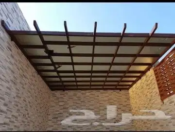 مظلات وسواتر وجلسات وجميع أعمال الحداده 21