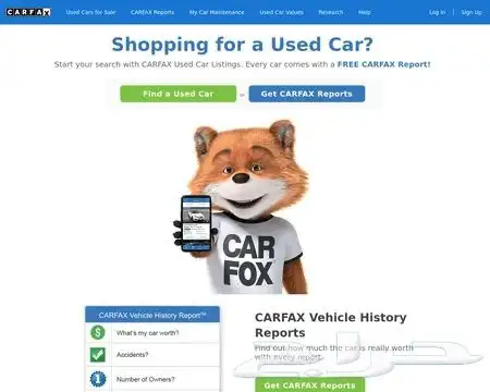 تقرير الكارفكس (CARFAX) الرسمي للسيارات الامريكيه والكنديه 2