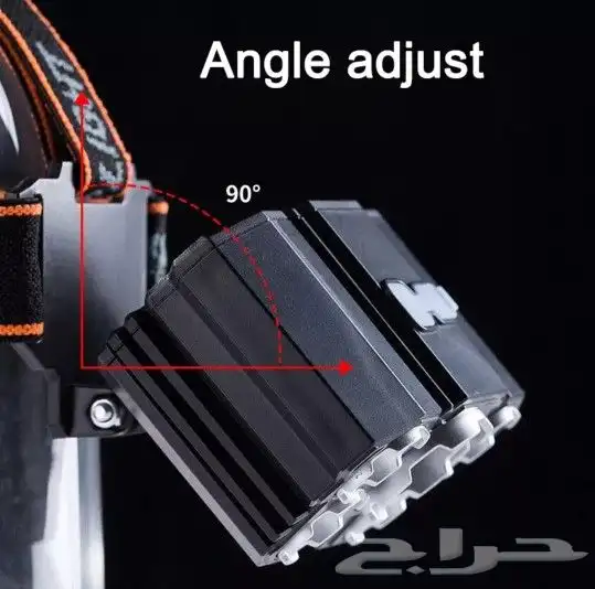 للبيع كشاف USB قابل للشحن مع بطاريه مدمجه LED 4