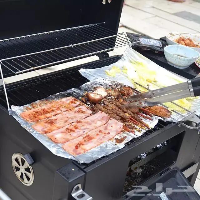شواية متحركة مع رف جانبي وسفلي 1