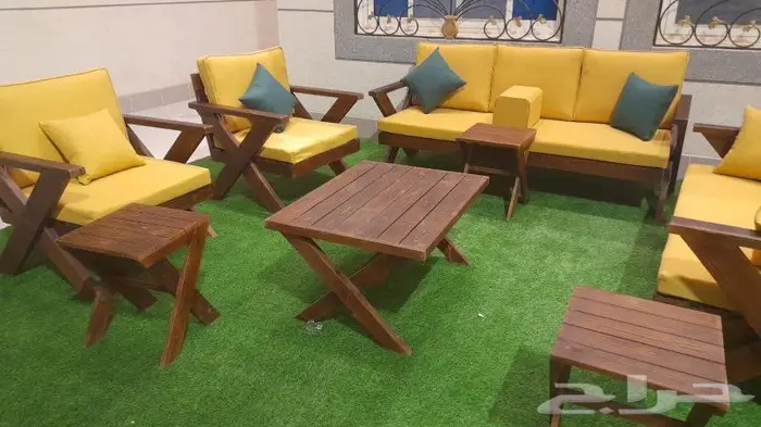 جلسات خارجية خشب عرض خاص 1300 3