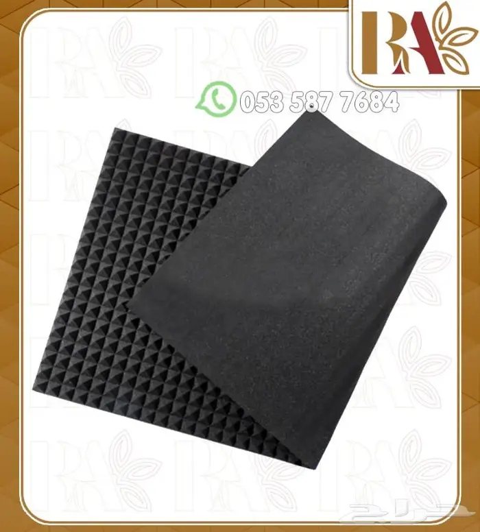 عازل صوت هرمي طبق بيض 4