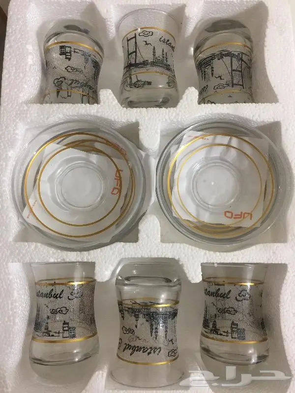 طقم فناجيل شاي تركيه 2