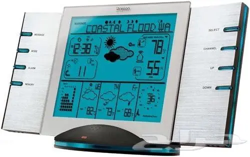 ساعه مع محطة أرصاد جوية 6