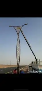 اعمدة انارة ديكورية ومضلعه 24