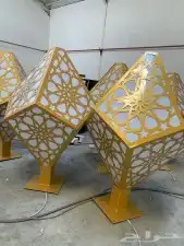 اعمدة انارة ديكورية ومضلعه 10