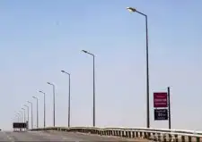 اعمدة انارة ديكورية ومضلعه 45