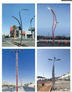 اعمدة انارة ديكورية ومضلعه 1