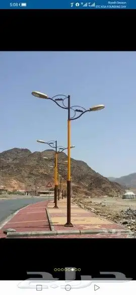 اعمدة انارة ديكورية ومضلعه 88