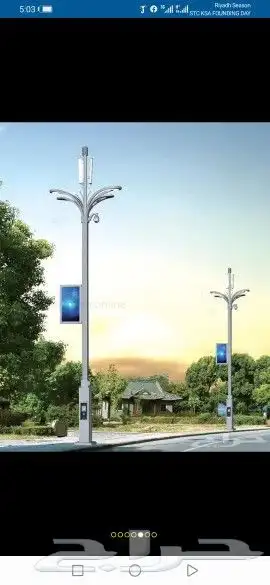 اعمدة انارة ديكورية ومضلعه 94