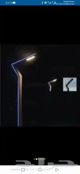 اعمدة انارة ديكورية ومضلعه 70