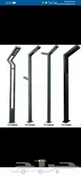 اعمدة انارة ديكورية ومضلعه 73