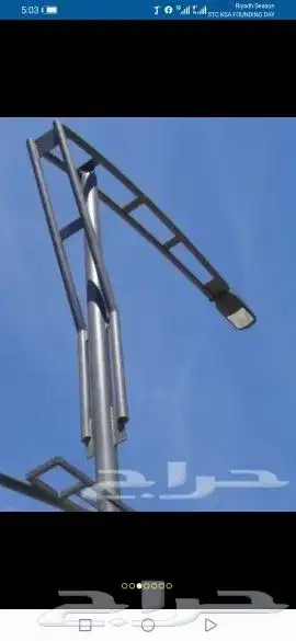 اعمدة انارة ديكورية ومضلعه 91