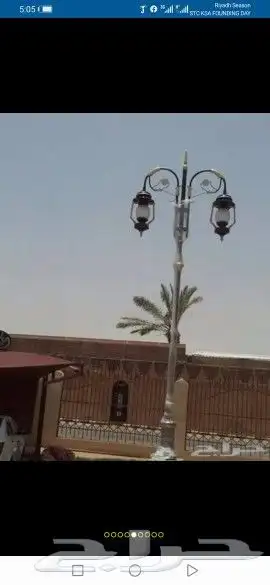 اعمدة انارة ديكورية ومضلعه 86