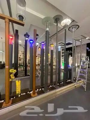 اعمدة انارة ديكورية ومضلعه 26