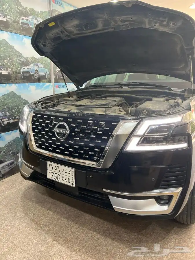 شبك نيسان باترول بلاتينيوم 2022جنوط اكسسورات سله نياكل 1