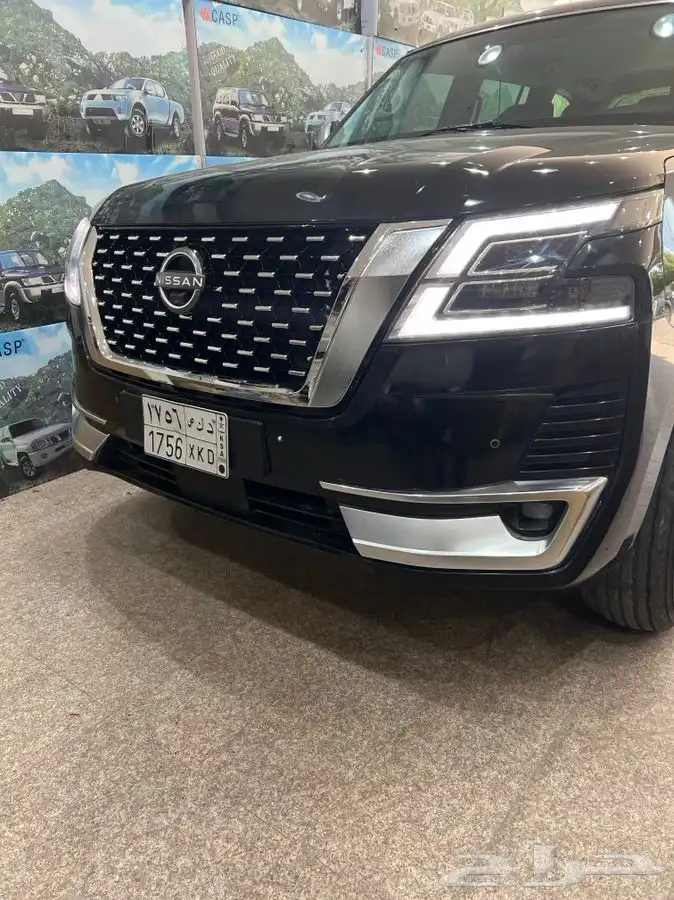 شبك نيسان باترول بلاتينيوم 2022جنوط اكسسورات سله نياكل 0