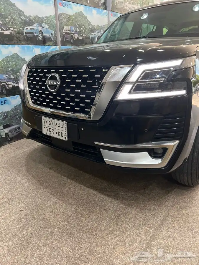 شبك باترول 2022صدام كماليات نيسان كشافات 5