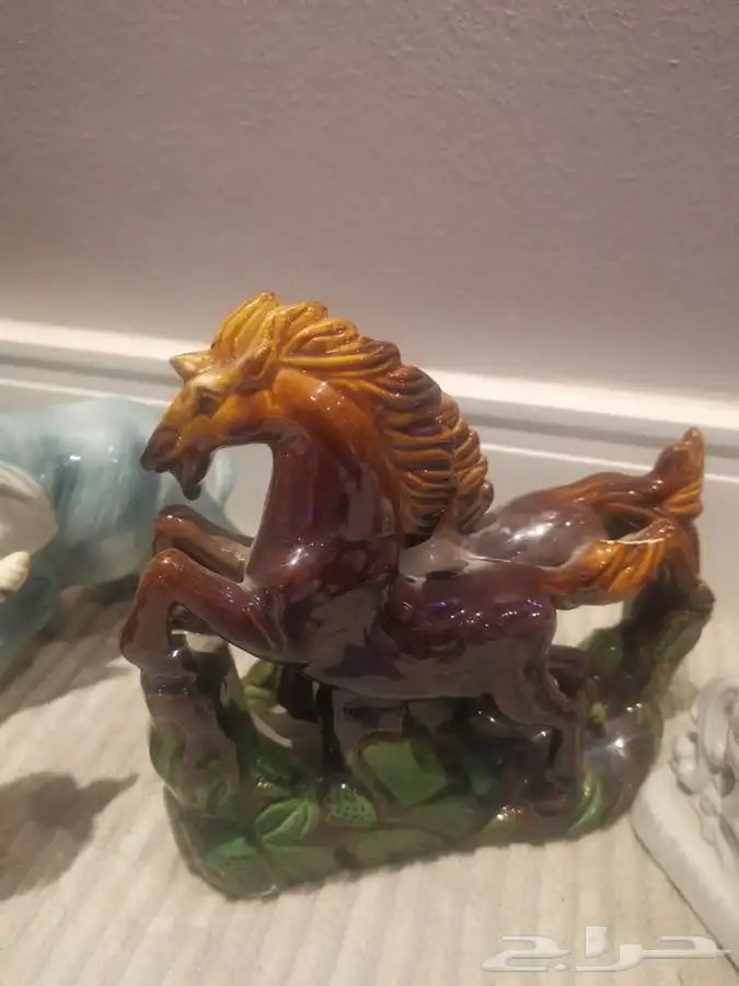 6 مجسمات ابل خيول فيل 16