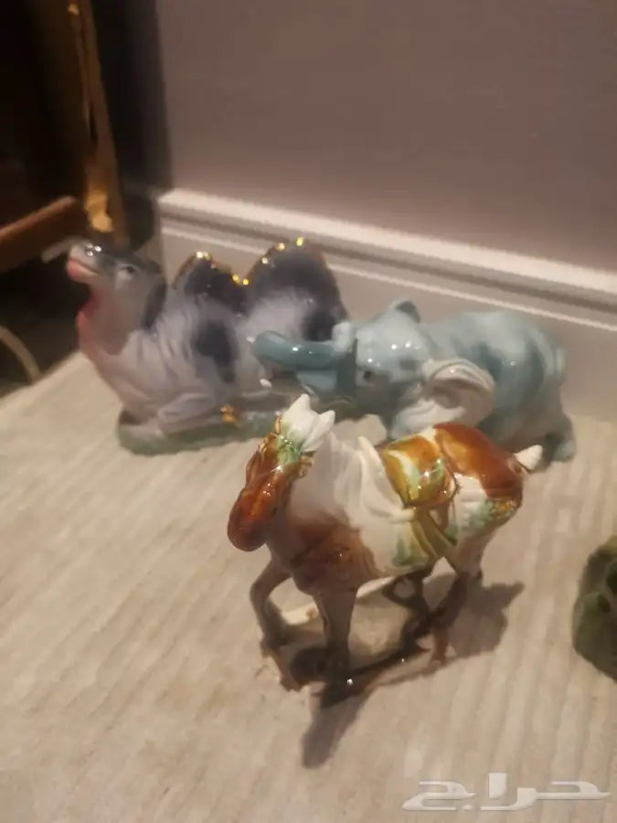 6 مجسمات ابل خيول فيل 8