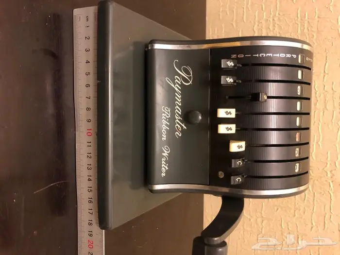 2 الة حاسبة وشيكات انتيك antique check writer 8